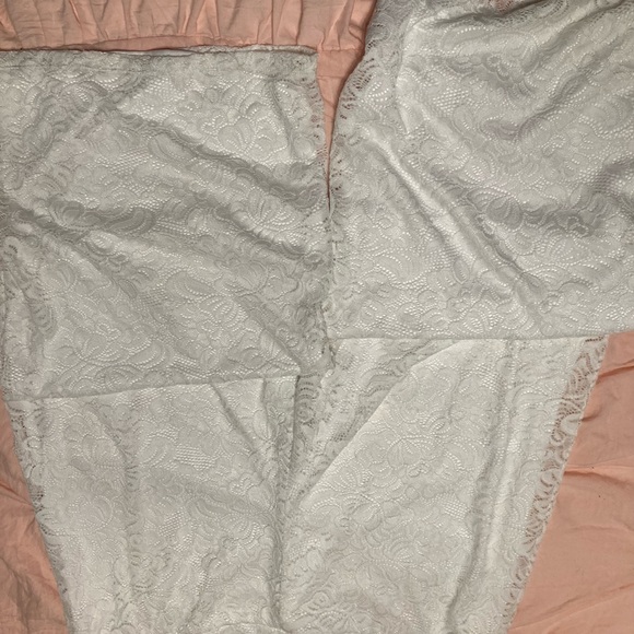 Lace Wide Leg Lace Lined Pants NWT - Picture 8 of 10